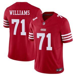 Mens or Youths Kids Select Trent Williams Red Stitched Jersey Vapor
